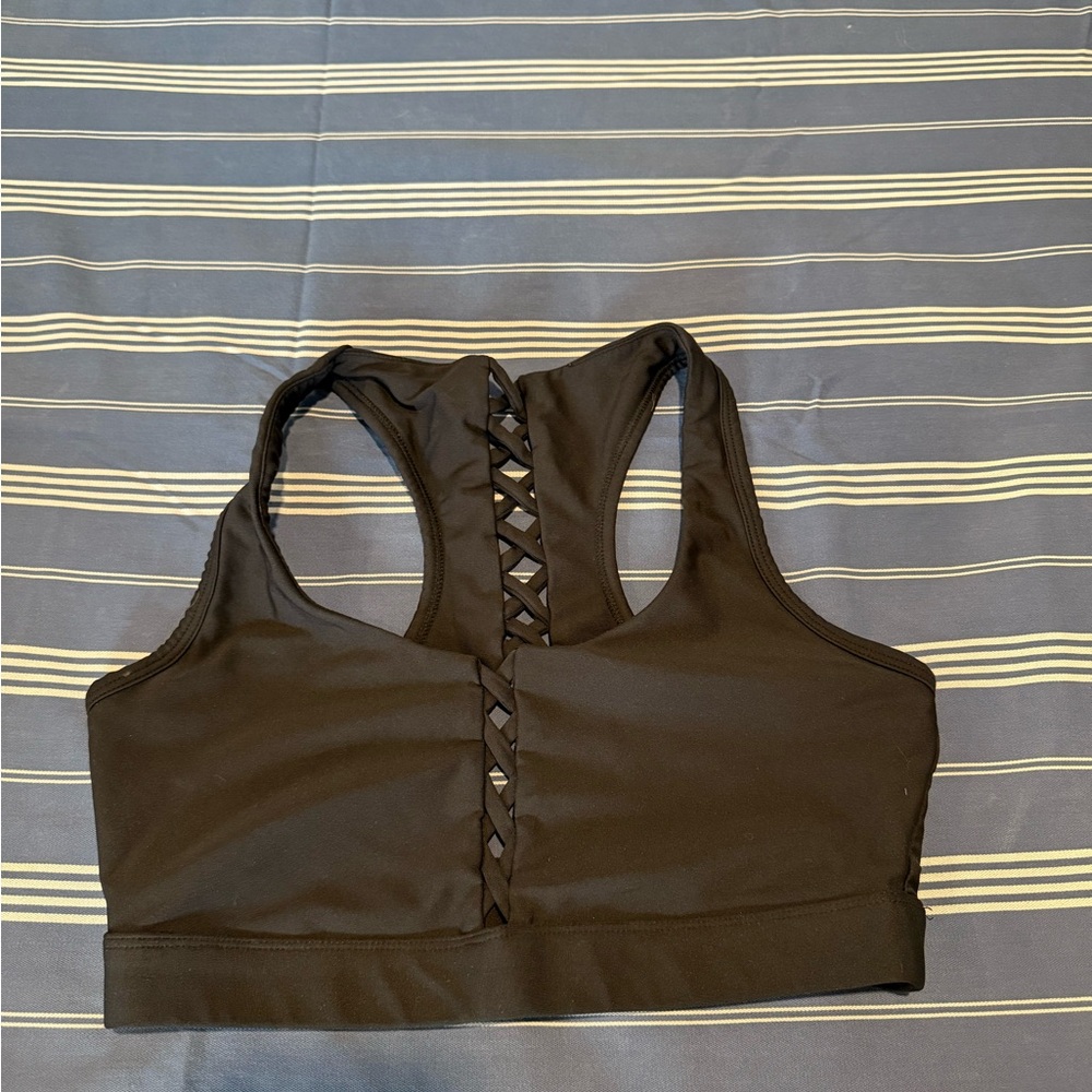 Black Soul Cycle Sports Bra